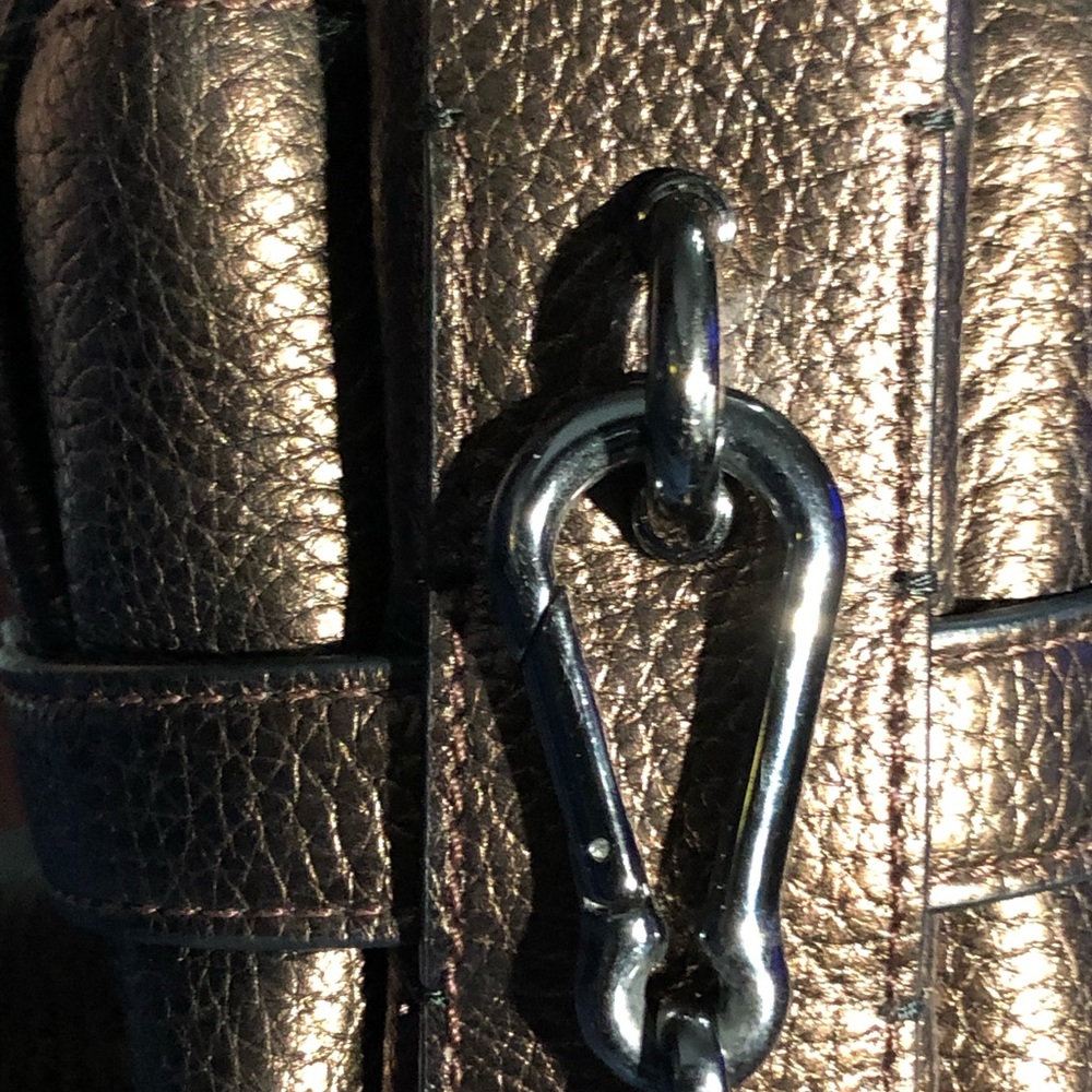 Coach Swagger 27 34816 Dark Bronze MSRP 450.00 Very Good Cond 100% Authentic - Picture 13 of 15